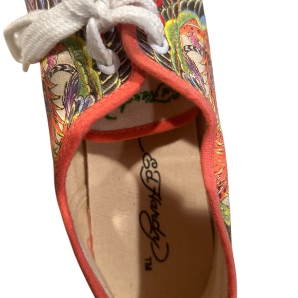 VTG Ed Hardy rubber toe Sneakers size women’s 8 y2k - Picture 5 of 7